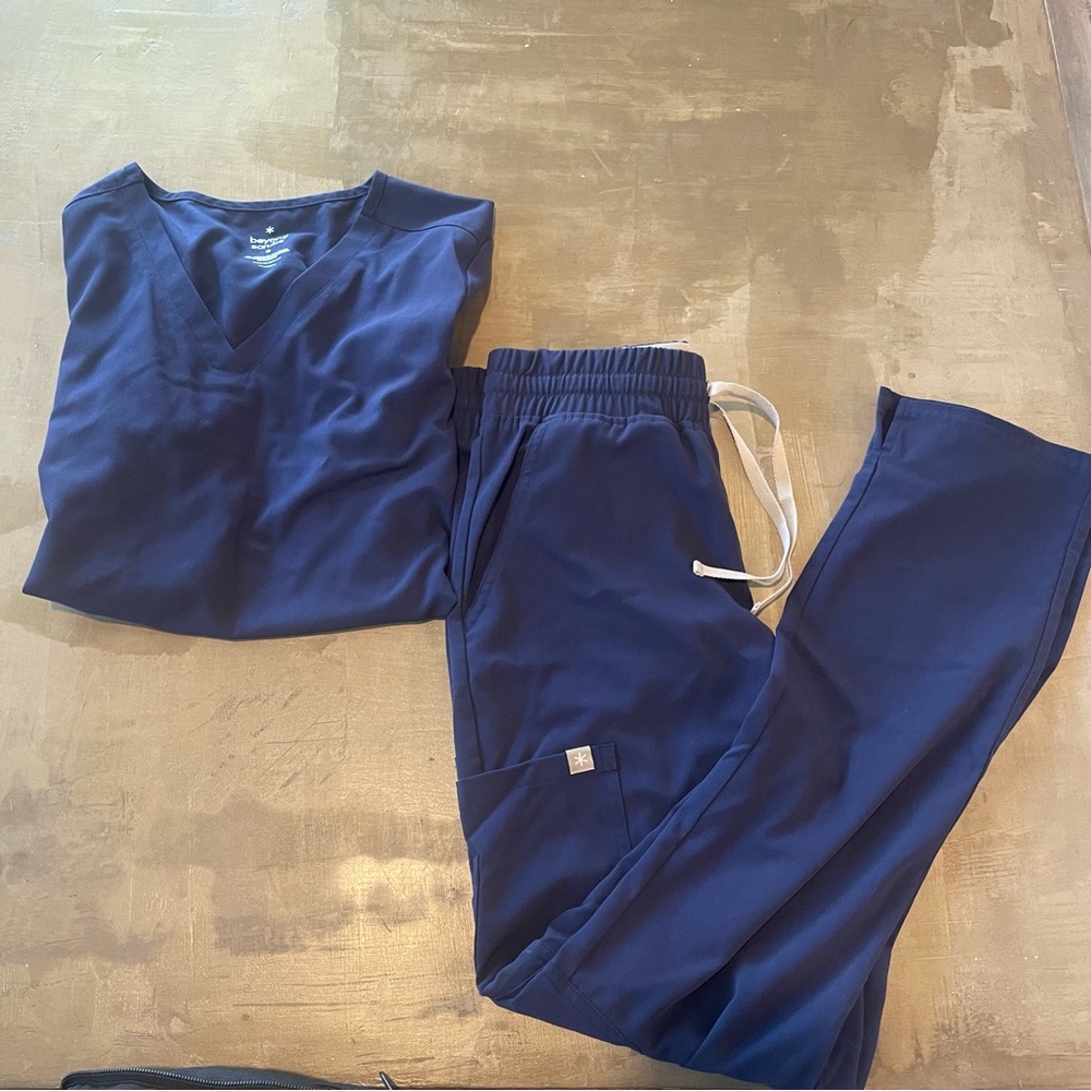 Scrubs and Beyond Scrub set in Navy